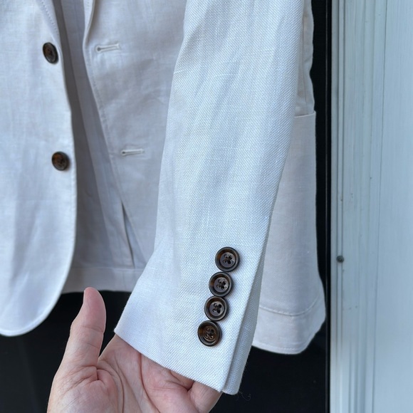 J CREW MEN’S THOMPSON WHITE/IVORY JACKET-38 - Picture 6 of 9